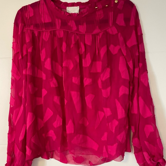 Aritzia Tops - Aritzia Wilfred Le Fou fuschia pink blouse